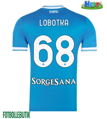 SSC Napoli Stanislav Lobotka #68 Hemmatröja 2025-26 Kortärmad